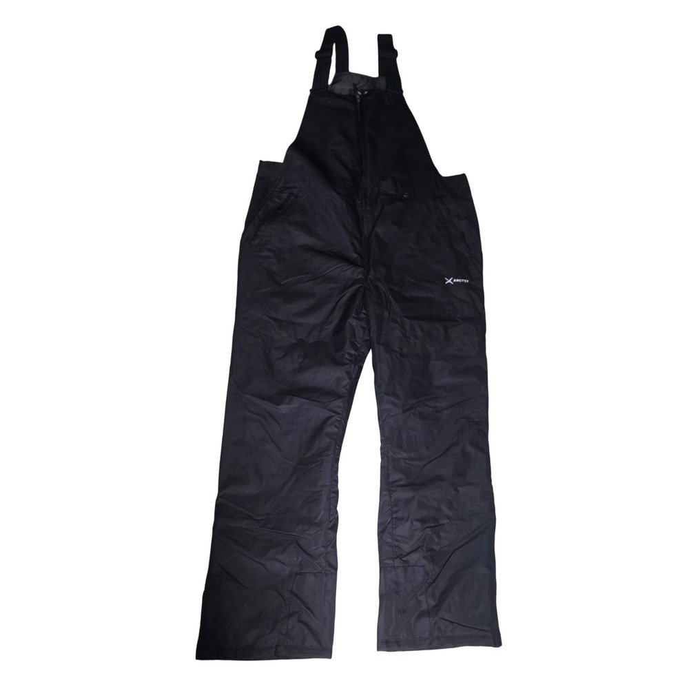 Arctix Mens Essential Insulated Bib Overalls Black XXL 44-46W 34L Snow Ski Pants